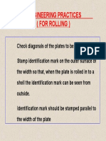 Good Engineering Practices (For Rolling)