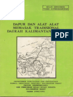 Dapur Dan Alat-Alat Memasak Tradisional Daerah Kalimantan Barat PDF