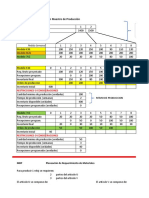 Ejercicios Plan Maestro de Producción