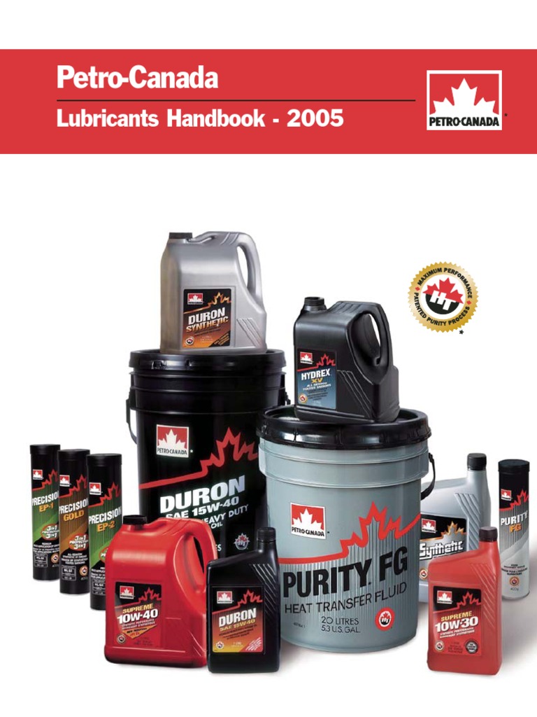 PetroCanada Lubricants Handbook 2005 Motor Oil Petroleum