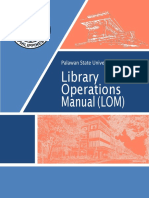 Library Operations Manual (LOM) : Palawan State University