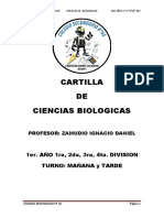 Cartilla 1ro Biologia - PDF - C.S. 65