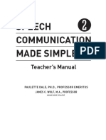Speech Communication Made Simple: Teacher's Manual