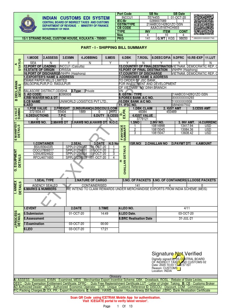let-export-copy-indian-customs-edi-system-download-free-pdf