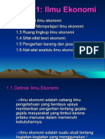 Materi 1 Ilmu Ekonomi