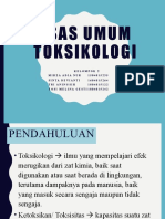 Asas Umum Toksikologi