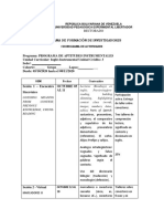 Cronograma Introductorio - Inglés OCTUBRE 6 2020