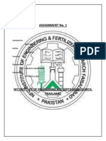 Assignment No. 1: NFC Institute of Engineering and Fertilizer Research, Faisalabad