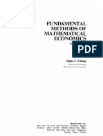 Chiang - Fundamental Methods of Mathematical Economics