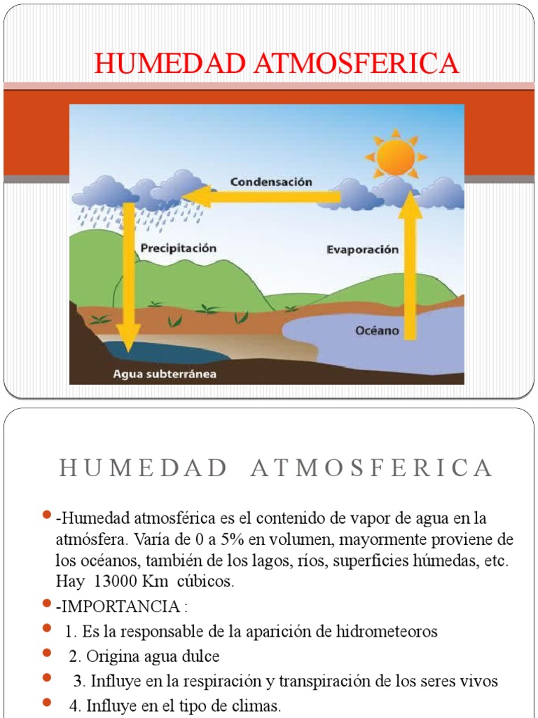 Definición y Tipos de Humedad Atmosférica | PDF | Ciencia y matemáticas ...