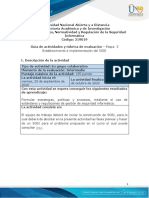 Guia de Actividades y Rúbrica de Evaluación - Unidad 2 - Etapa 3 - Establecimiento e Implementación Del SGSI PDF