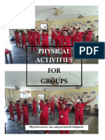 Physical Activities: FOR Groups