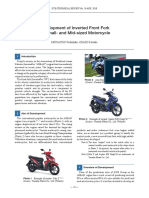 Development of Inverted Front Fork For Small-And Mid-Sized Motorcycle