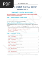 How To Install The LCD Driver: Method1: Online Installation