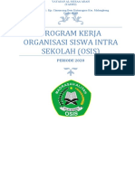 PROGRAM KERJA OSIS Periode 2020