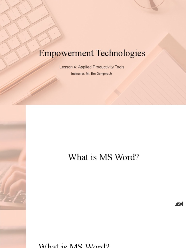 MS Word Overview and Features | PDF | Career & Growth | Business
