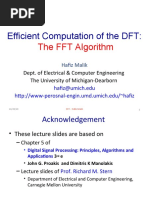 Efficient Computation of The DFT