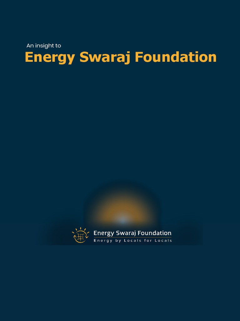 1 Profile Energy Swaraj Foundation PDF Off The Grid