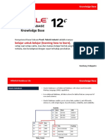 Oracle 12c Database Knowledge - Components, Tools, Architecture