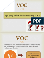 Apa Yang Kalian Ketahui Tentang VOC?