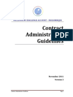 Contract Administration Guidelines, Mozambique PDF