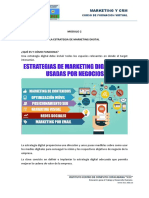 1. La estrategia de marketing digital y CMR - modulo 2