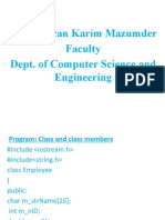 Mr. Fourcan Karim Mazumder Faculty Dept. of Computer Science and Engineering