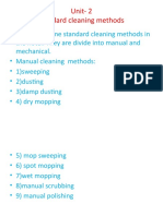 Unit-2 Standard Cleaning Methods