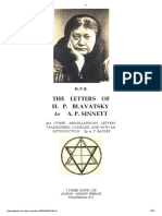 Blavatsky Letters To Sinnett PDF