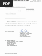 Lavine V Fitzpatrick Decision (9-1-20) Defamation Lawsuit Against DA Fitzpatrick Evid. Affidavit of Russ Johnson