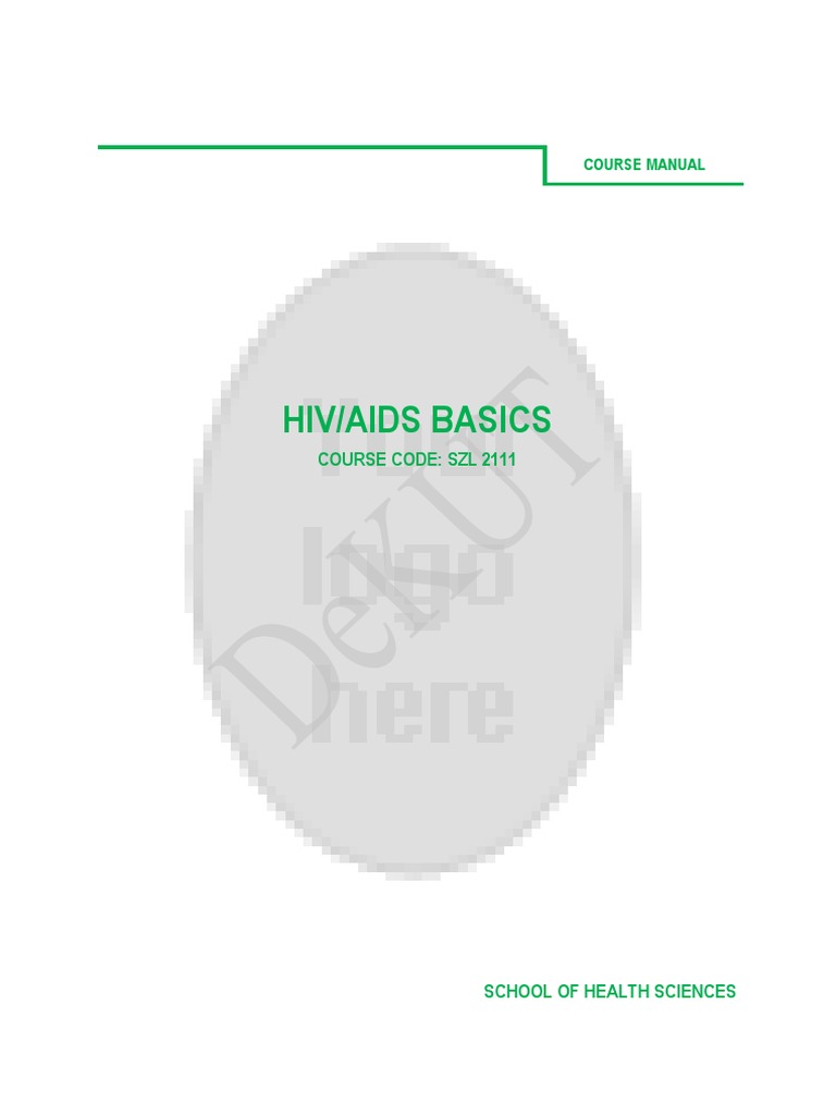 Hiv Final111 PDF | PDF | Management Of Hiv/Aids | Hiv/Aids