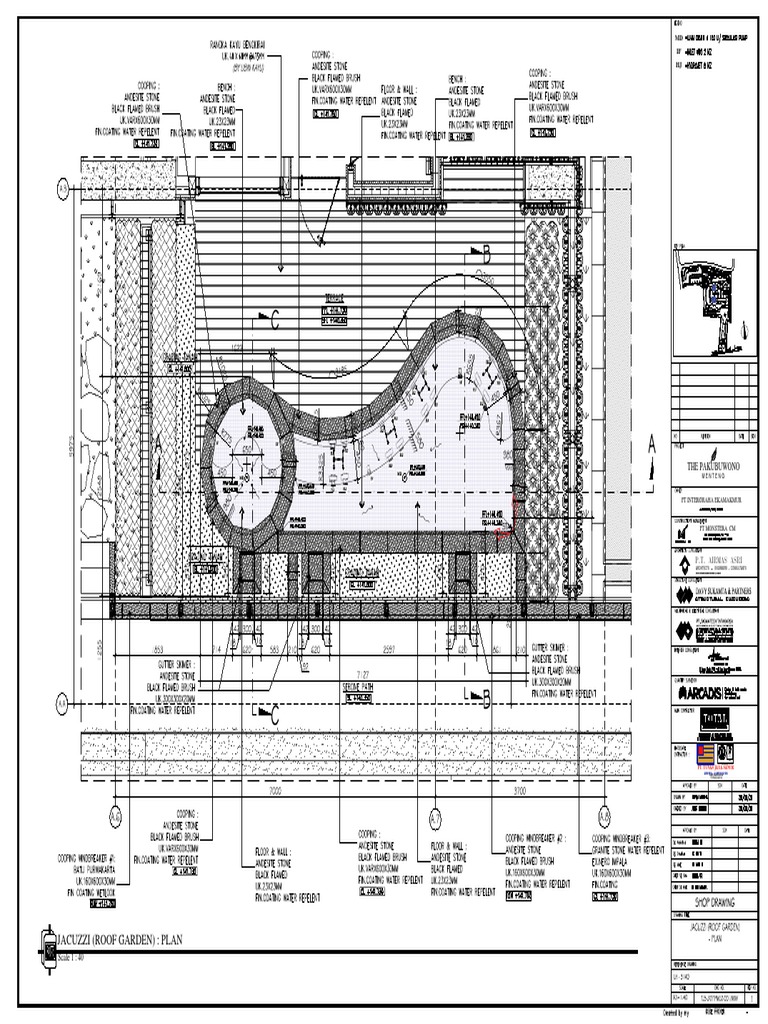 Jacuzzi Roof Garden Plan | PDF
