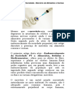 Mercúrio em Alimentos e Vacinas: O Emburrecimento da Sociedade