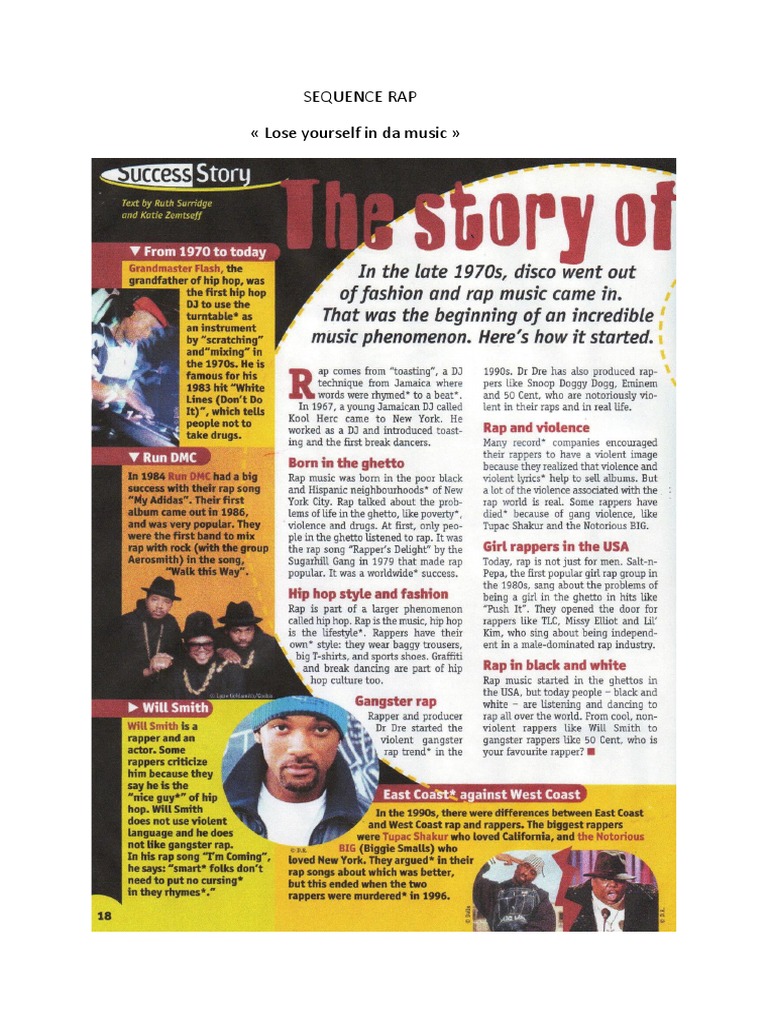 Sequence Rap: Immerse in Music | PDF
