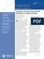 Creating An Accurate Cause of Death Statement On A Death Certificate