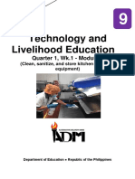 Technology and Livelihood Education: Quarter 1, Wk.1 - Module 1