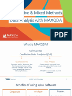 Qualitative & Mixed Methods Data Analysis With MAXQDA