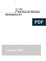 User Guide: Kaspersky Anti-Virus For Windows Workstations 6.0