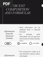 Percent Composition and Formulas