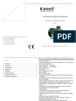Permanent Magnet Generator Installation Manual