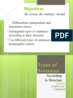 Types of Sentences According To Structure