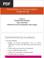 Lecture 2 Transportation Planning