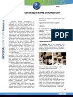 In Vivo Raman Measurements of Human Skin: 1. Sample