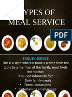 Types of Meal Service