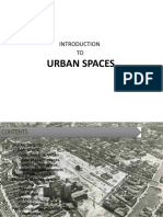Introduction to Urban Spaces: Elements, Typologies and Theories