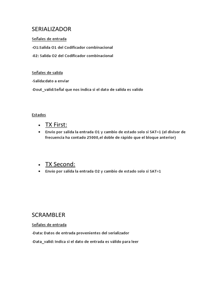 Scrambler Y Serializador