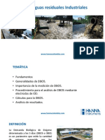 Demanda Biológica de Oxígeno (DBO5) en Aguas Residuales Industriales