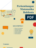 Perkembangan Matematika Babilonia - Kelompok 2