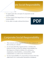 4.0 Corporate Social Responsibility
