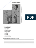 Simulacro Examen Francés II 1º Eso 2º Cuatrimestre